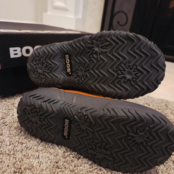 Bogs Kids Orange and Gray Boots - Picture 4 of 4
